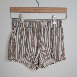Basically Me Striped Women's Shorts Size XS